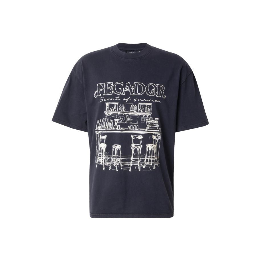 Pegador Pegador Shirt Barno zwart / offwhite -