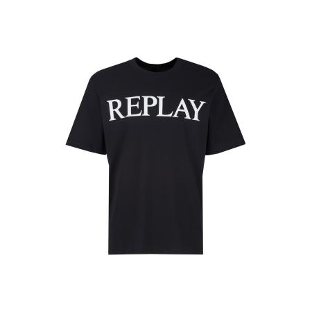 Replay REPLAY Shirt zwart / wit