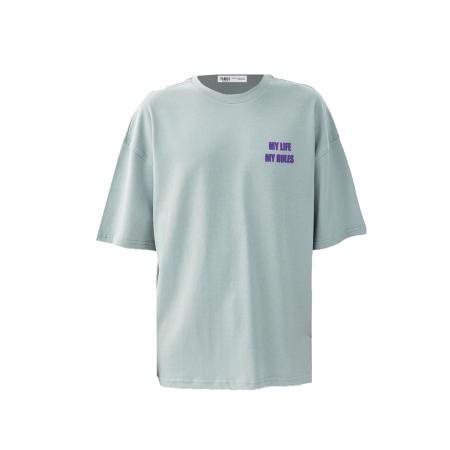 VAMOS CLO Shirt grijs / lila