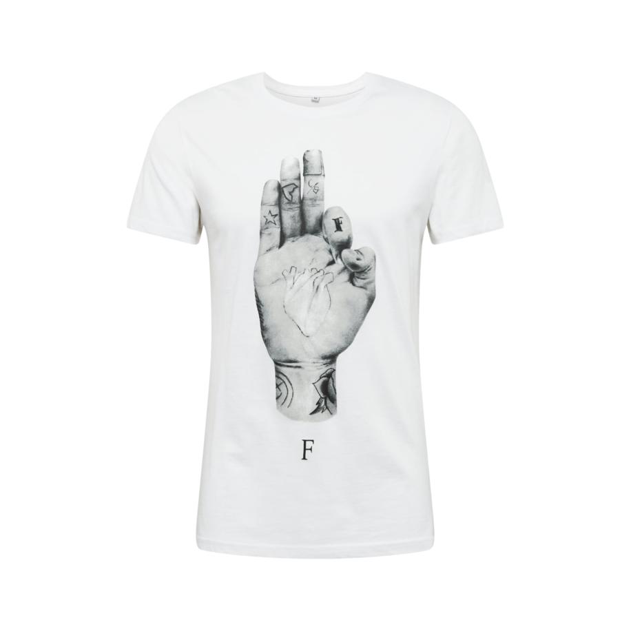 mister tee Mister Tee Shirt Sign grijs / zwart / wit -