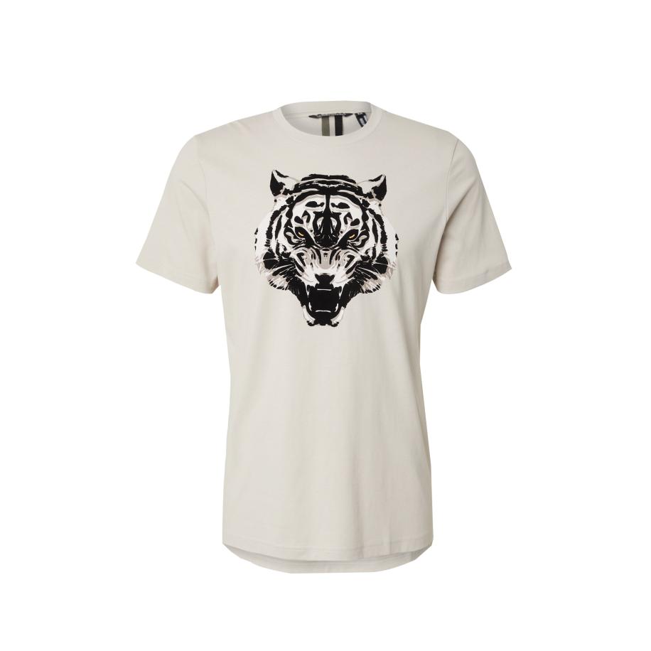 Antony Morato ANTONY MORATO Shirt donkerbeige / zwart / offwhite -