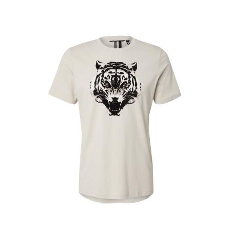 Antony Morato ANTONY MORATO Shirt donkerbeige / zwart / offwhite