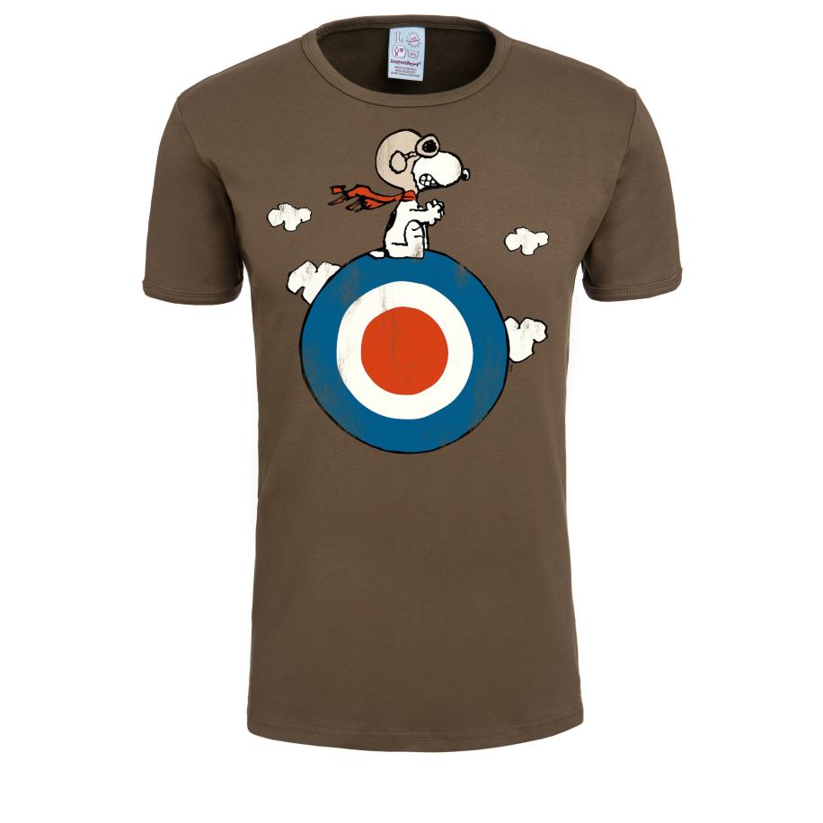 LOGOSHIRT Shirt Snoopy blauw / olijfgroen / rood / wit Groen