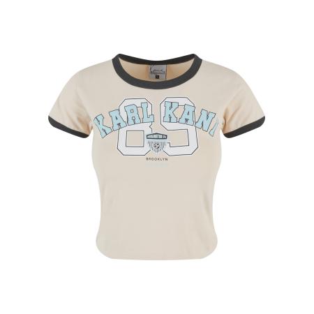 Karl Kani Karl Kani Shirt crème / lichtblauw / donkergroen / wit