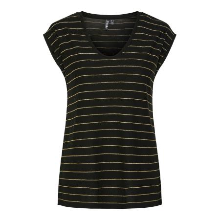 Pieces PIECES Shirt Billo goud / zwart