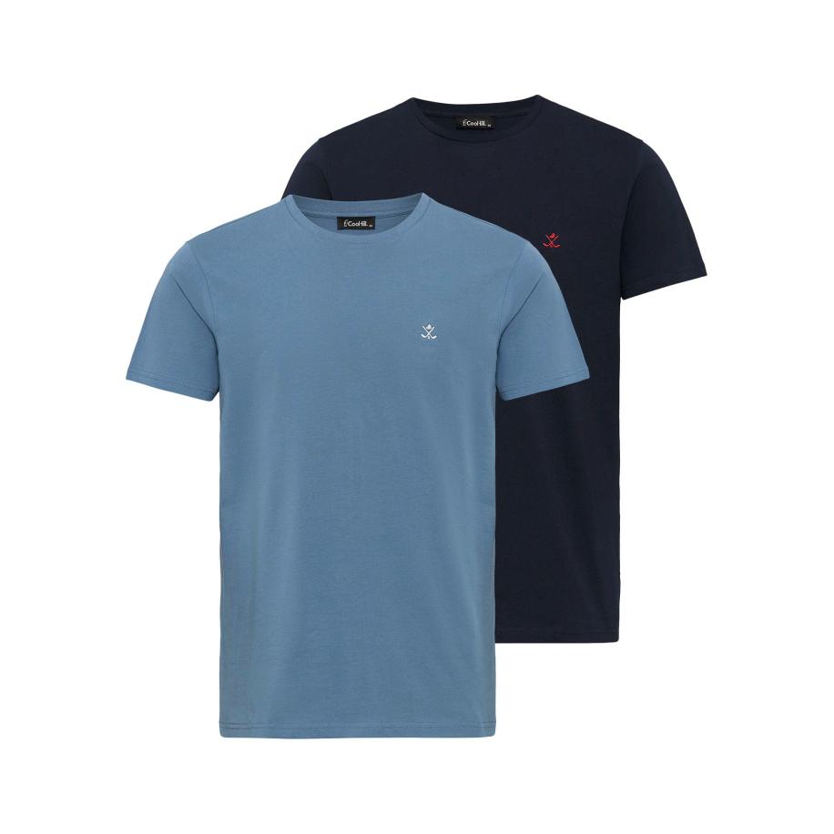 Cool Hill Cool Hill Shirt blauw / bloedrood / wit -