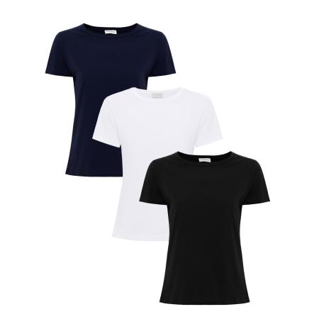 Cortera Cortera Shirt Delmare navy / zwart / wit