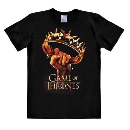 LOGOSHIRT Shirt Game Of Thrones - Krone zwart