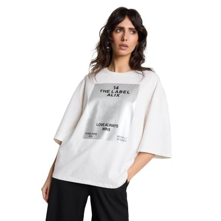 Alix The Label Foil Print T-Shirt