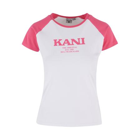 Karl Kani Karl Kani Shirt lichtroze / wit