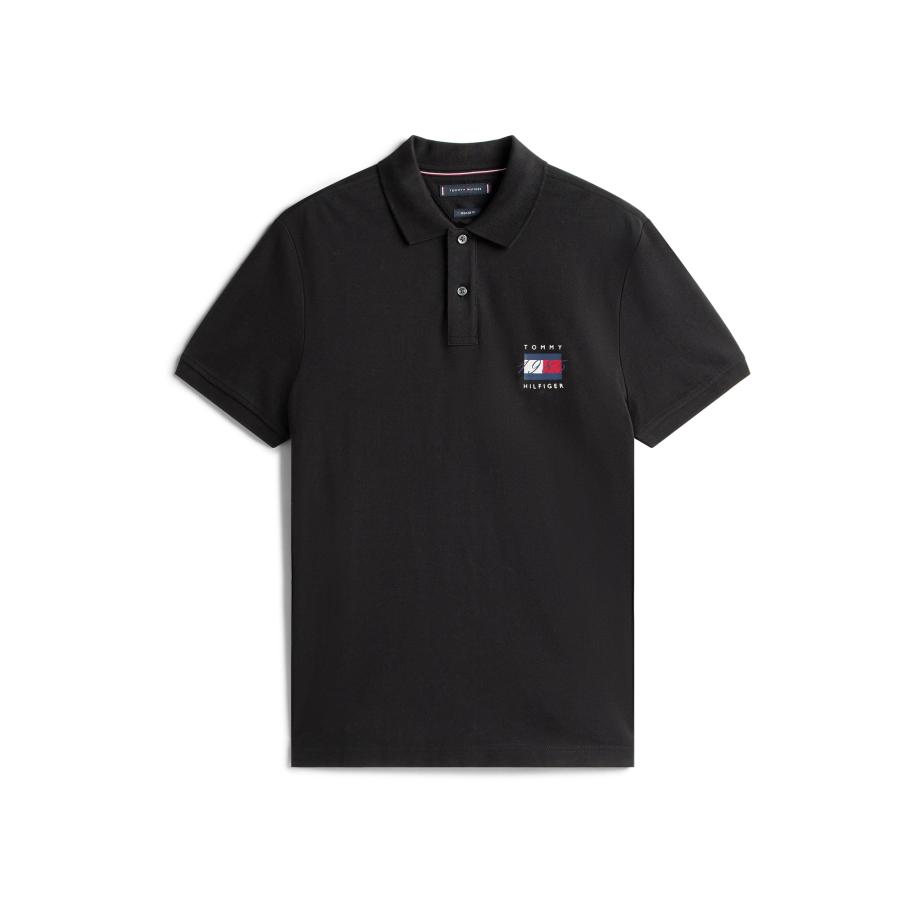 TOMMY HILFIGER Shirt marine / zwart / wit Zwart
