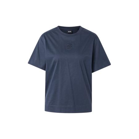 Hugo Boss BOSS Shirt Elpha Placed3 donkerblauw