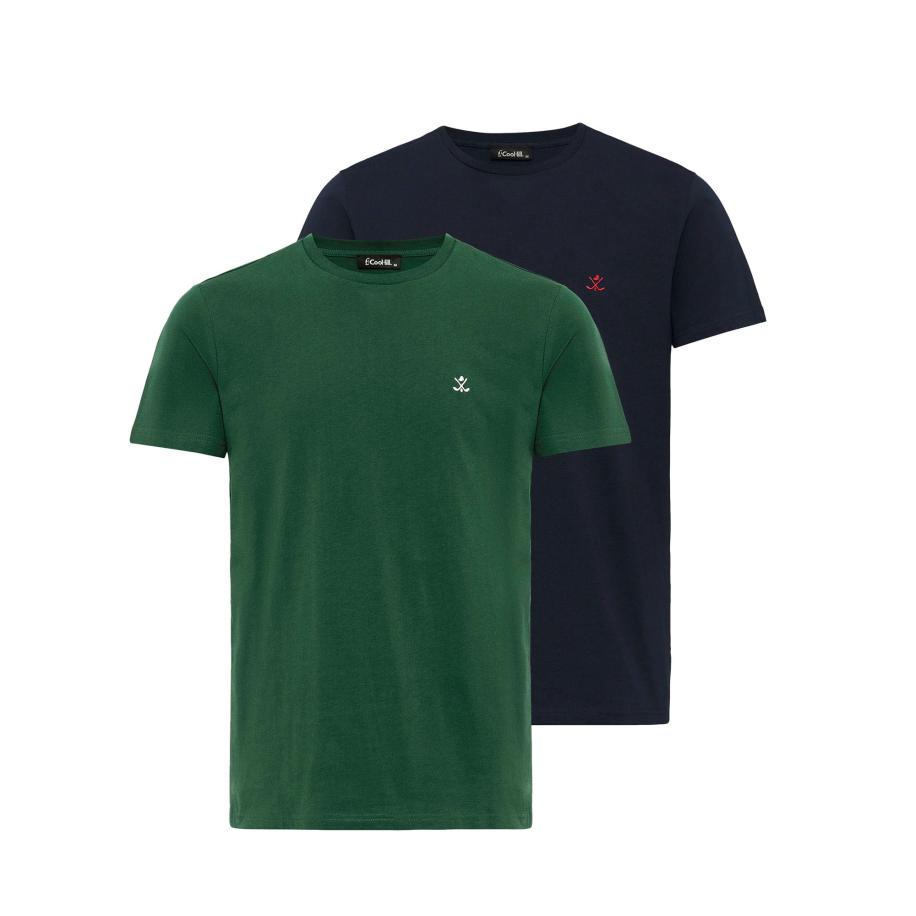 Cool Hill Cool Hill Shirt navy / donkergroen / bloedrood / wit -