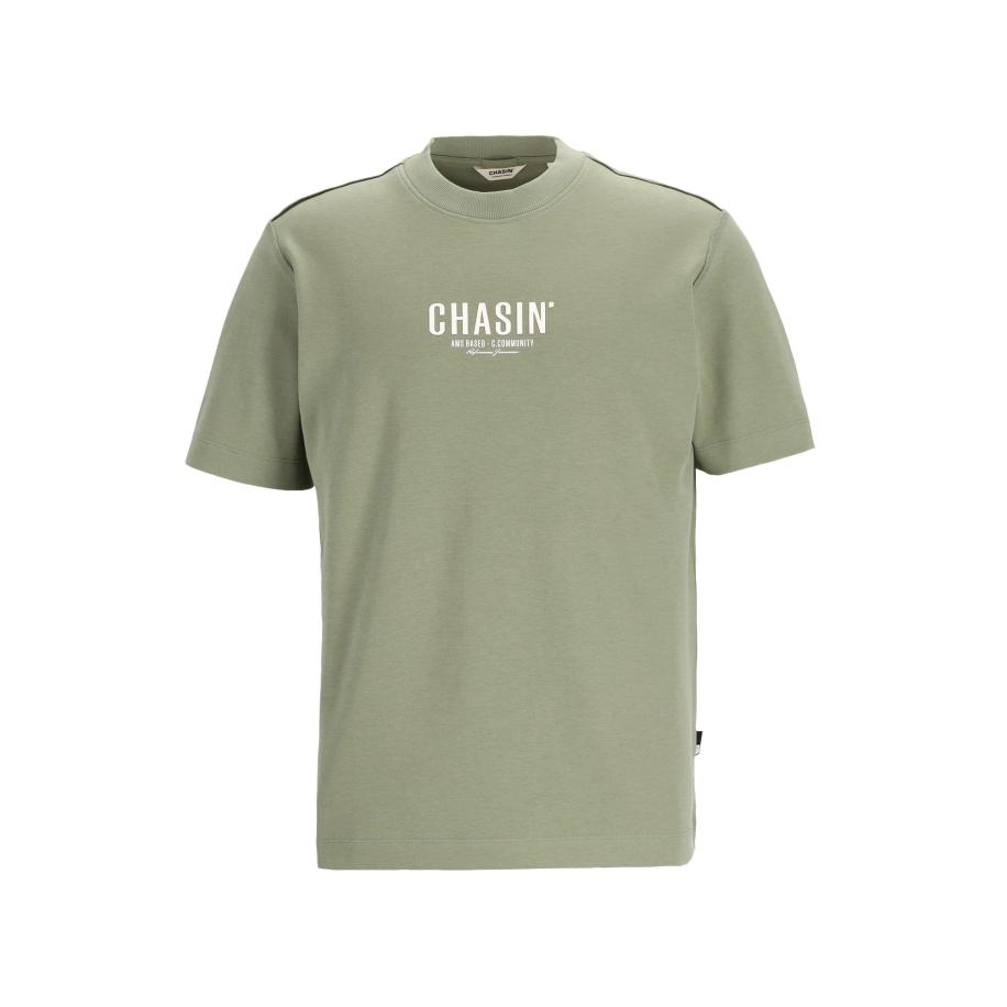 Chasin' CHASIN Shirt Mayor lichtgroen / wit -