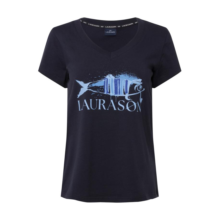 LAURASØN LAURASØN Shirt marine / hemelsblauw -