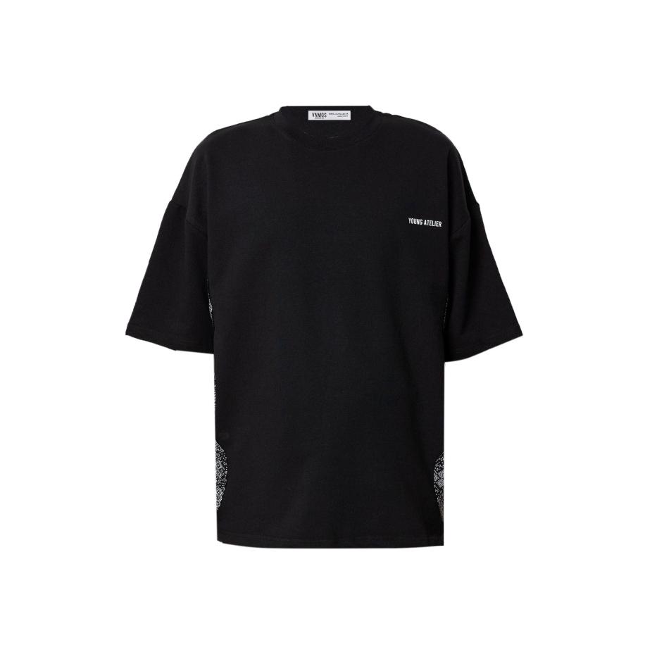 VAMOS CLO Shirt zwart / wit Zwart