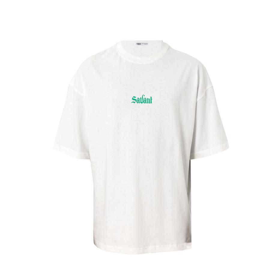 VAMOS CLO Shirt blauw / zwart / offwhite Wit