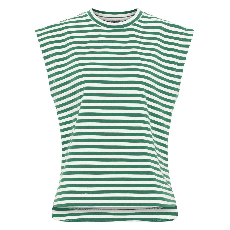 DreiMaster DreiMaster Maritim Shirt groen / wit -