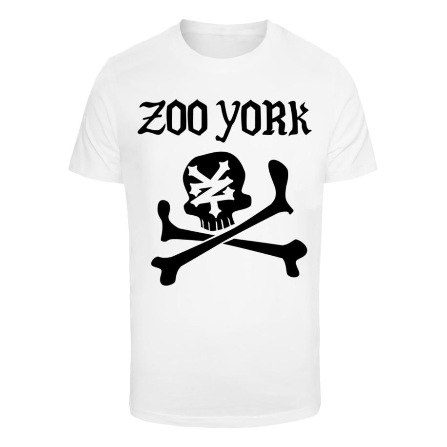 ZOO YORK Shirt zwart / wit Wit