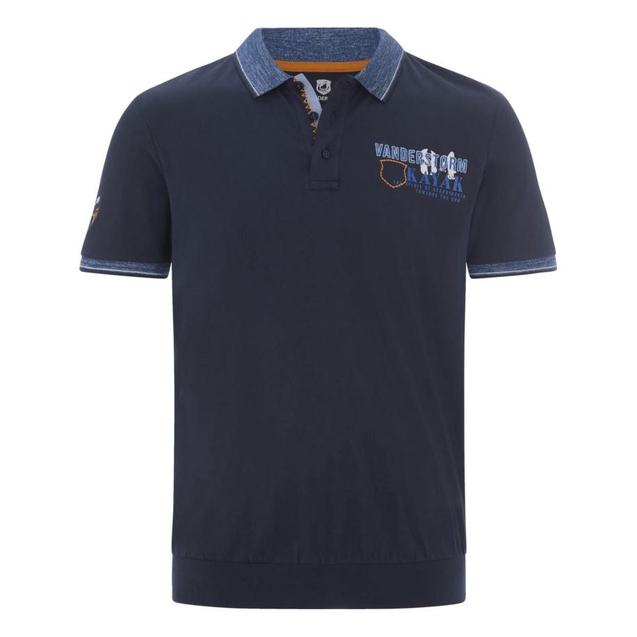 jan vanderstorm Jan Vanderstorm Shirt Kjert donkerblauw -