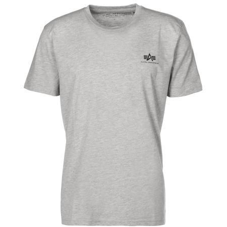 ALPHA INDUSTRIES Shirt grijs / zwart