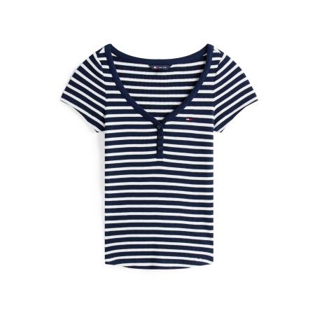 Tommy Jeans Tommy Jeans Shirt navy / wit