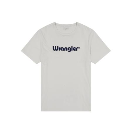 Wrangler WRANGLER Shirt LOGO TEE donkerblauw / natuurwit