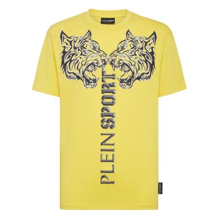 Plein Sport Plein Sport Shirt Tiger geel / zwart