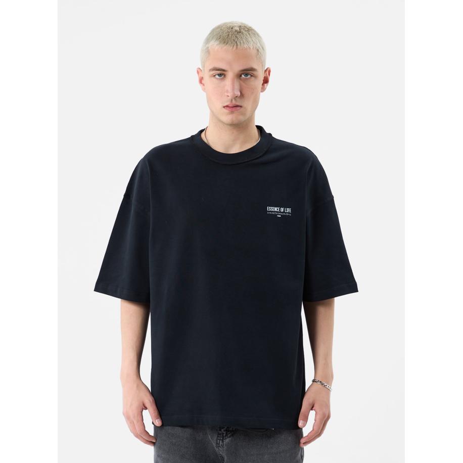 VAMOS CLO Shirt zwart / wit Zwart