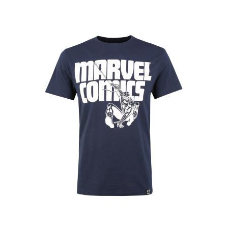 Recovered Recovered Shirt Marvel Comics Spidey donkerblauw