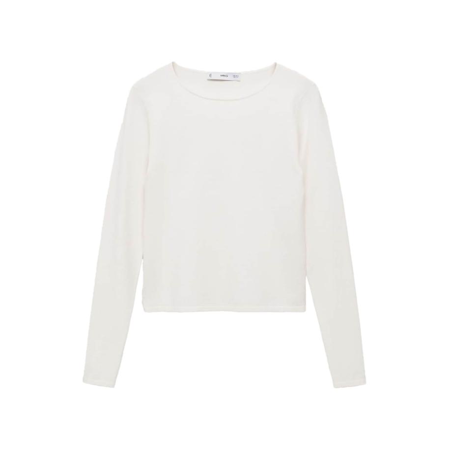 MANGO Shirt RIRA ecru Bruin