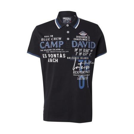 Camp David CAMP DAVID Shirt saffier / zwart / wit