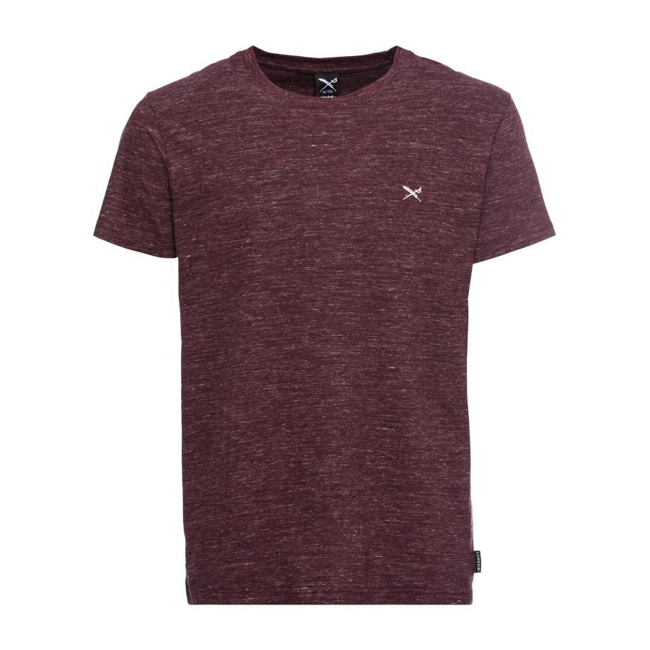 Iriedaily Iriedaily Shirt Chamisso wijnrood / wit -