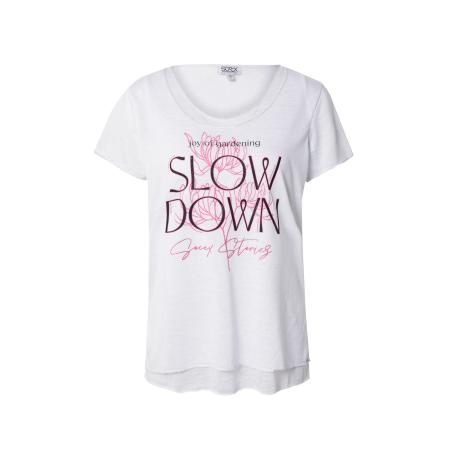 Soccx Soccx Shirt pink / zwart / wit