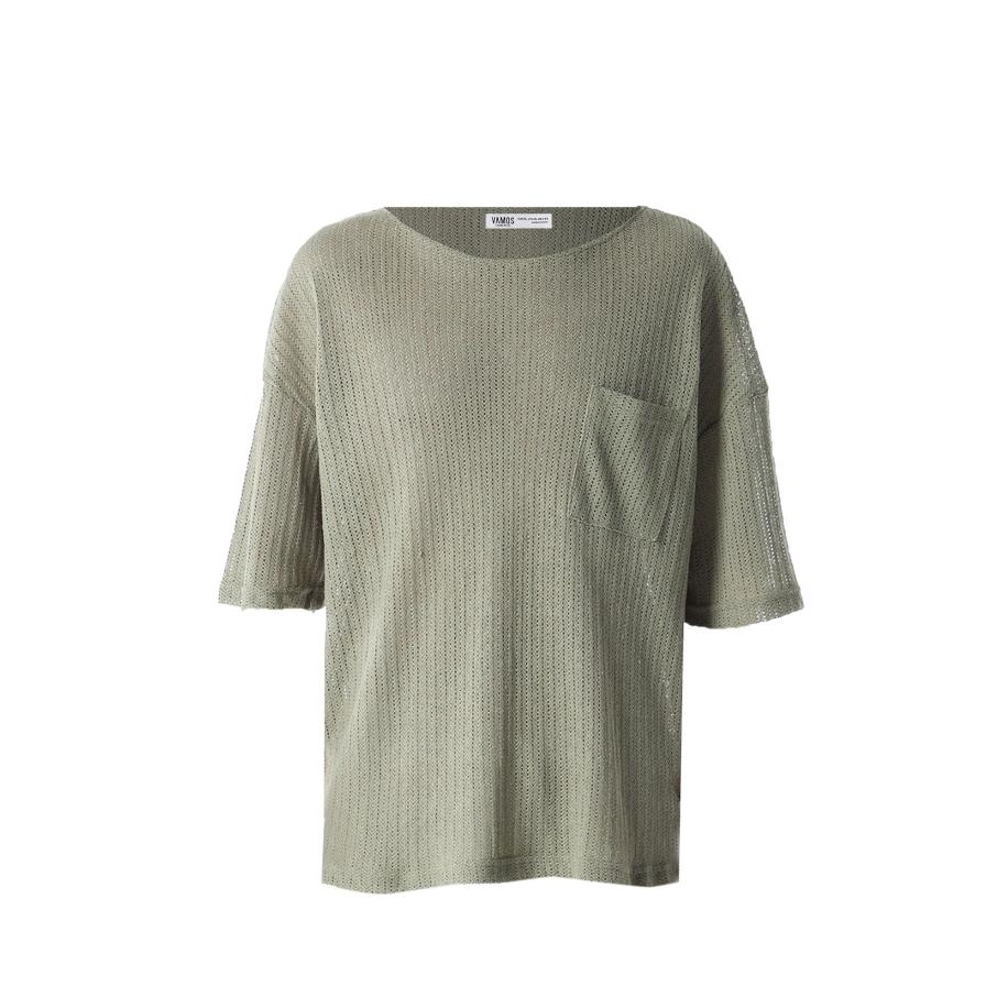 VAMOS CLO Shirt kaki Groen