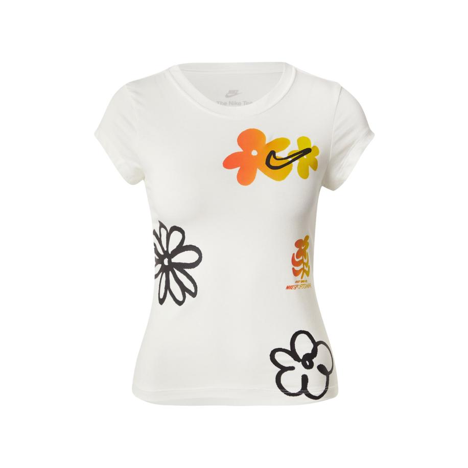 Nike Nike Sportswear Shirt geel / oranje / zwart / wit -