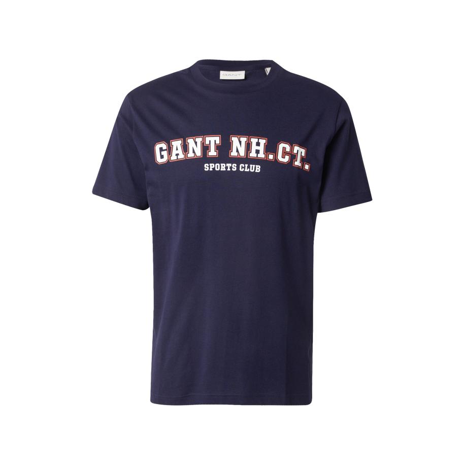 Gant GANT Shirt donkerblauw / oranje / wit -