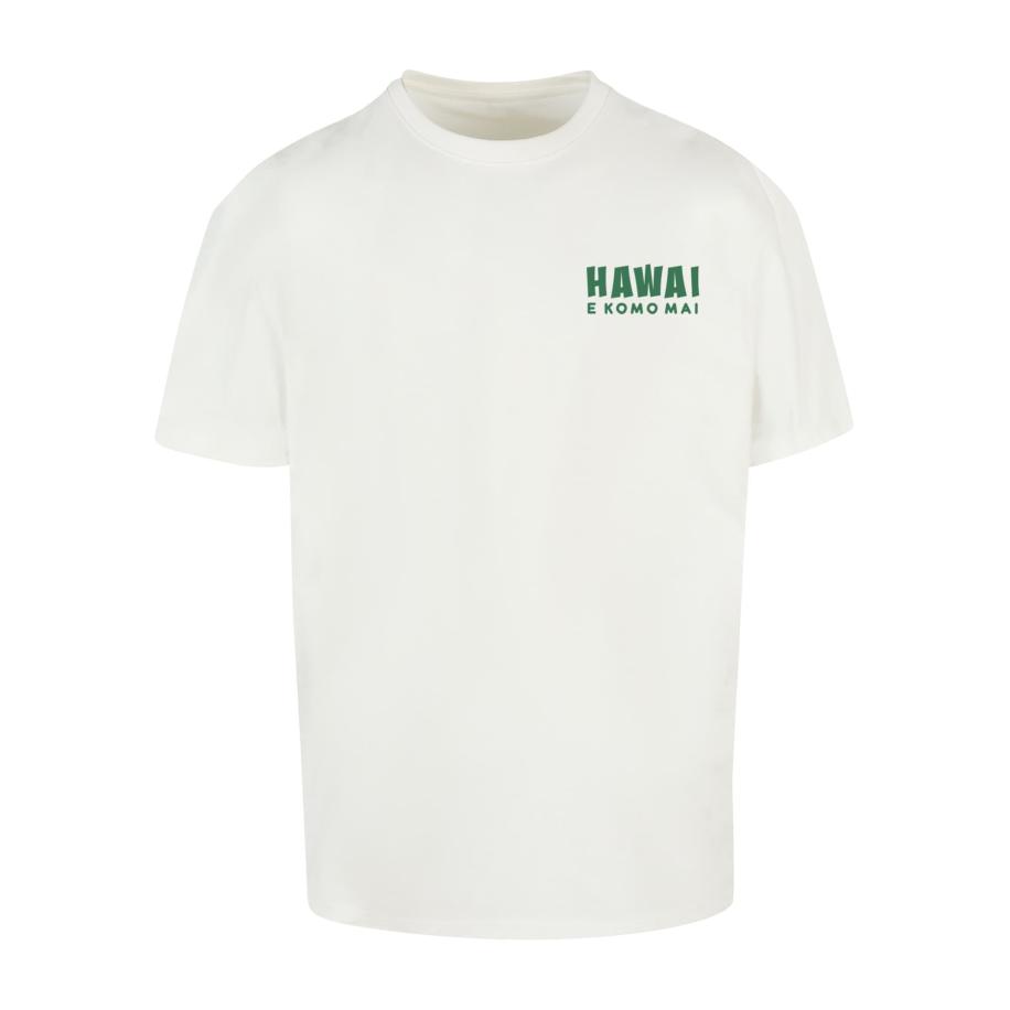 Merchcode Merchcode Shirt Hawai groen / eierschaal -