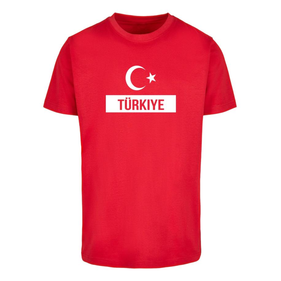Merchcode Merchcode Shirt Football - Turkey rood / wit -