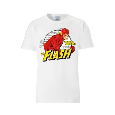 LOGOSHIRT Shirt DC Comics - Flash, Fastest Man Alive offwhite