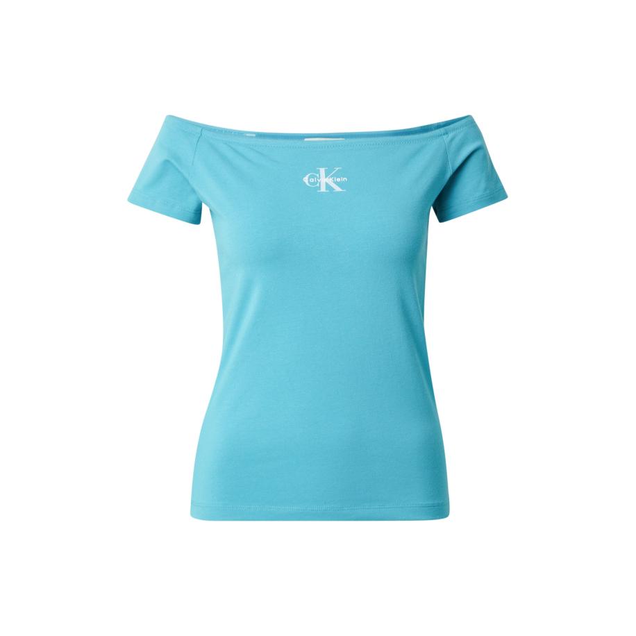 Calvin Klein Calvin Klein Jeans Shirt turquoise / wit -