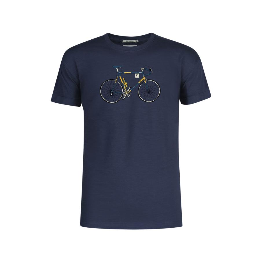 GreenBomb GREENBOMB Shirt Bike Knut navy / geel / zwart / wit -