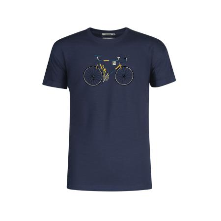 GreenBomb GREENBOMB Shirt Bike Knut navy / geel / zwart / wit