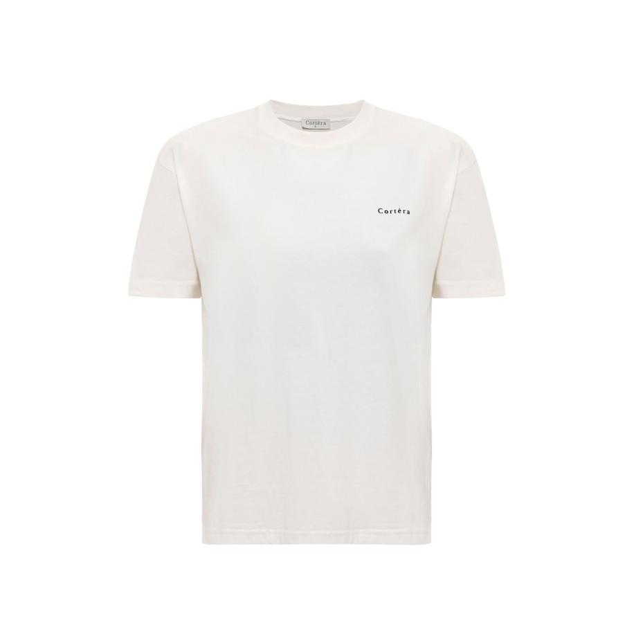 Cortera Cortera Shirt Joelle donkerbeige / zwart / offwhite -