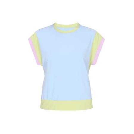 SANIKA SANIKA Shirt Fashion Look lichtblauw / lichtgroen / lichtroze