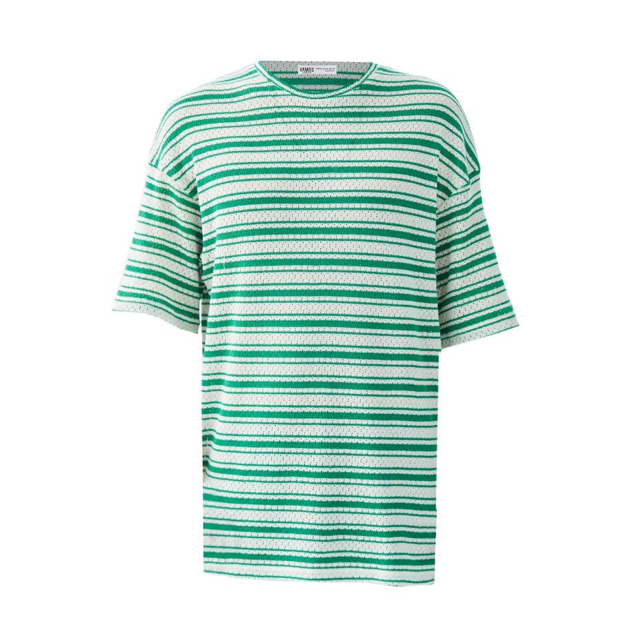 VAMOS CLO Shirt groen / wit Groen