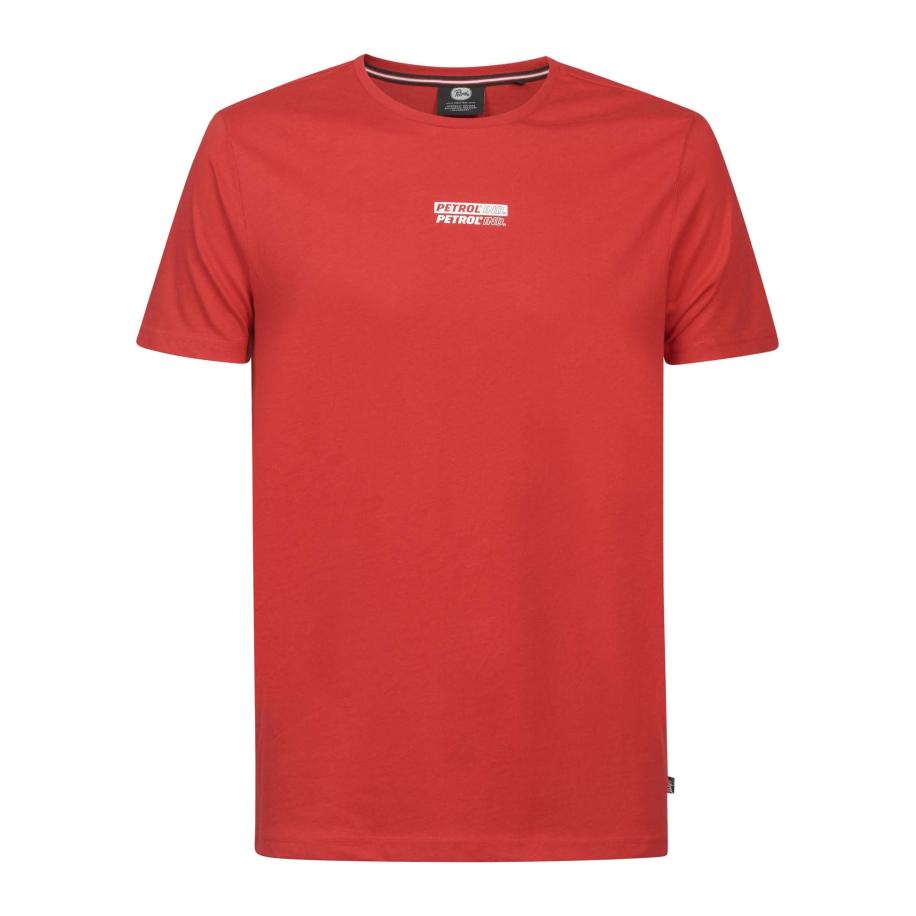 Petrol Industries Petrol Industries Shirt rood / wit -