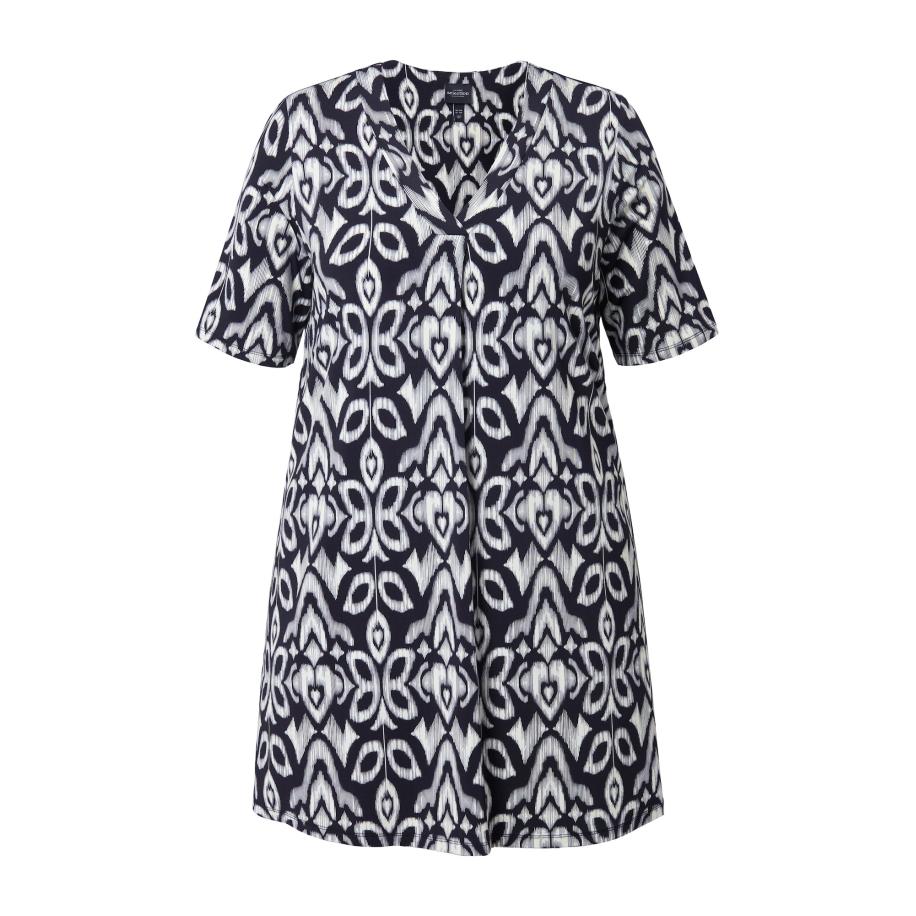 Ulla Popken Ulla Popken Shirt zwart / wit -