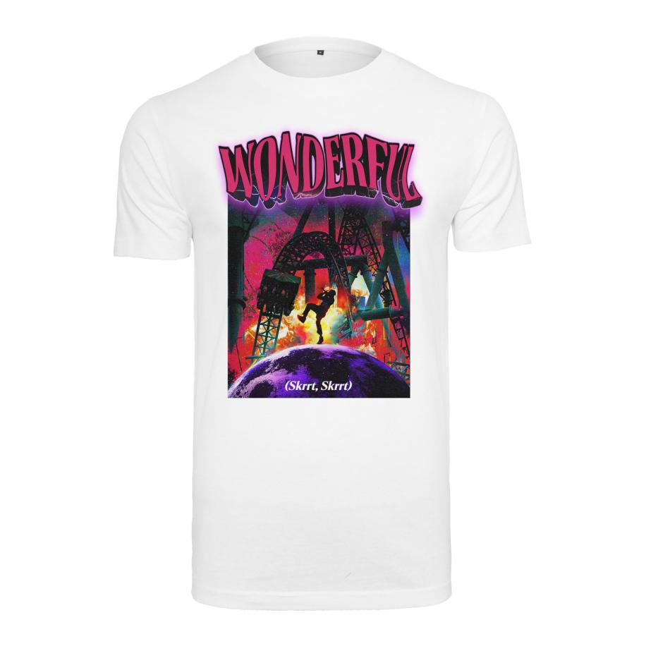 mister tee Mister Tee Shirt geel / pink / zwart / wit -