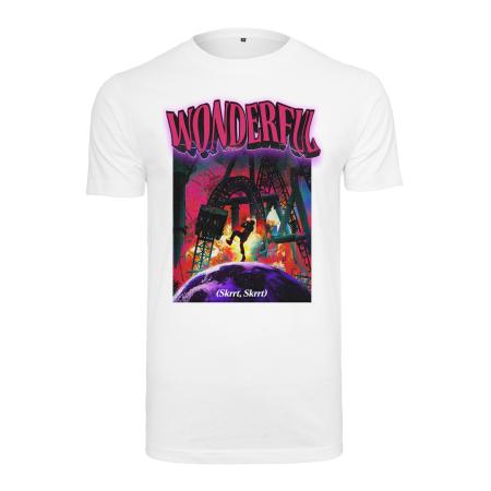 mister tee Mister Tee Shirt geel / pink / zwart / wit